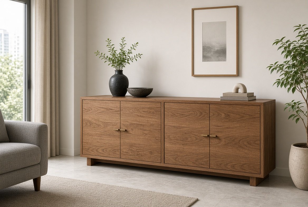Custom timber sideboard